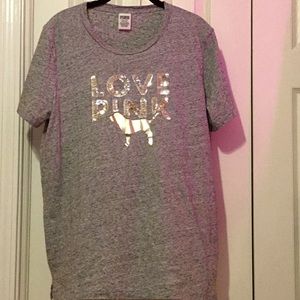 Pink Victoria’s Secret Bling tee